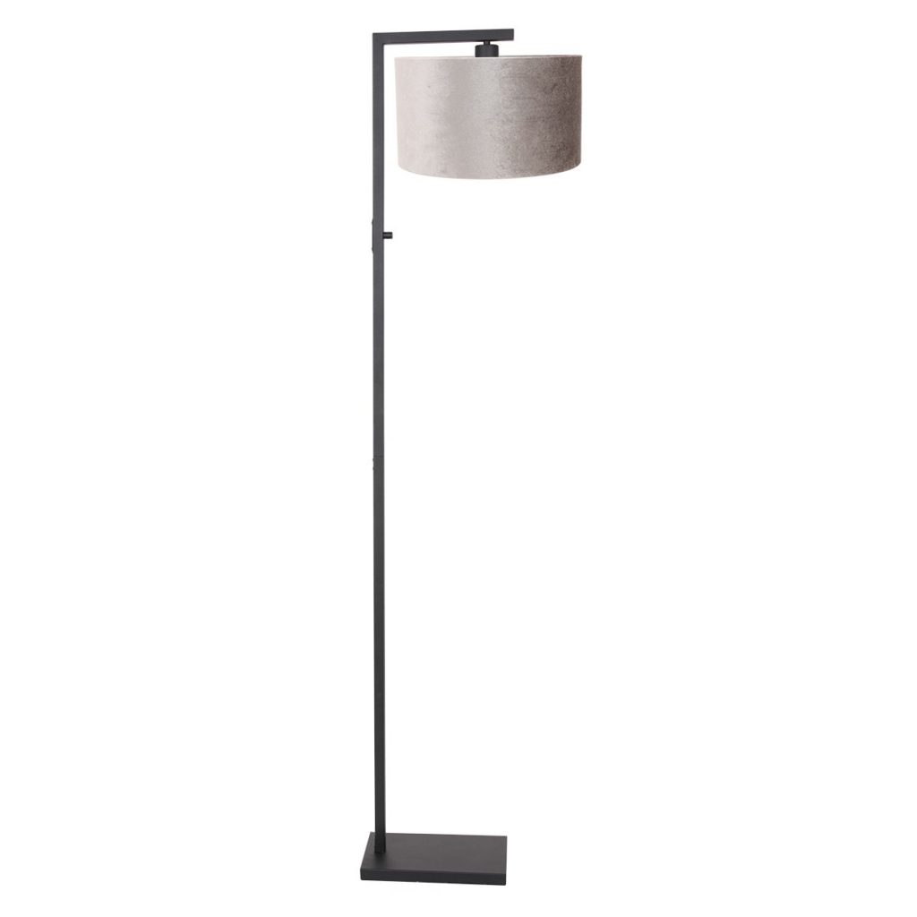 Moderne schemerlamp met grijze kap Steinhauer Stang - Afbeelding 2