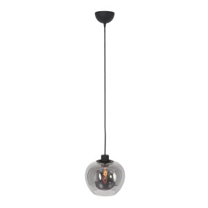 moderne-smoking-hanglamp-hanglamp-steinhauer-lotus-smokeglas-en-zwart-1897zw-1