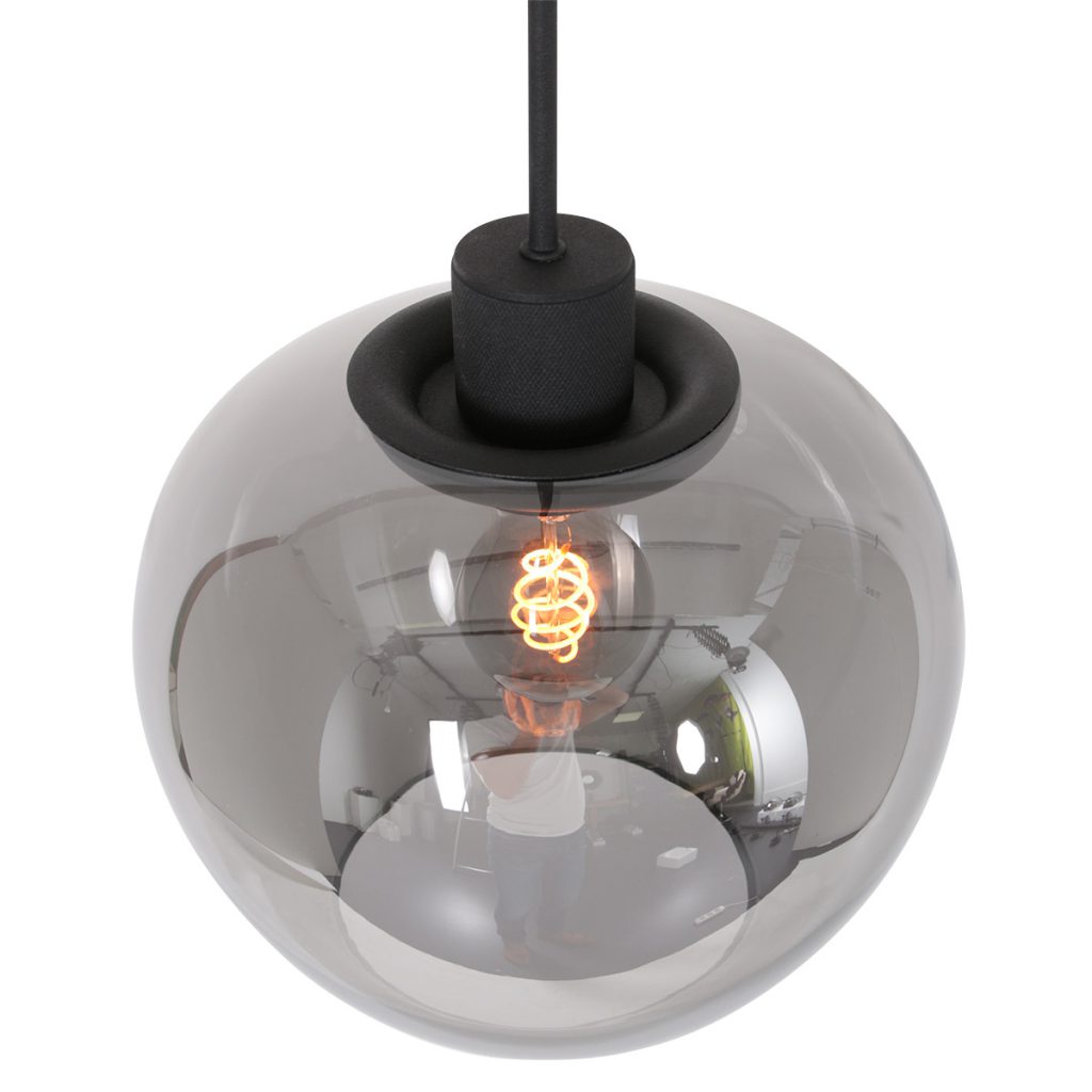 moderne-smoking-hanglamp-hanglamp-steinhauer-lotus-smokeglas-en-zwart-1897zw-4