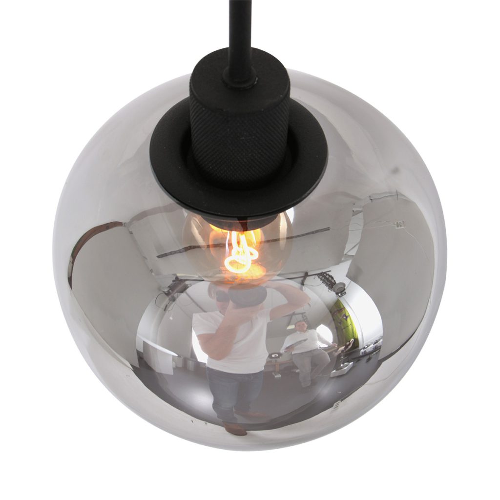 moderne-smoking-hanglamp-hanglamp-steinhauer-lotus-smokeglas-en-zwart-1898zw-10