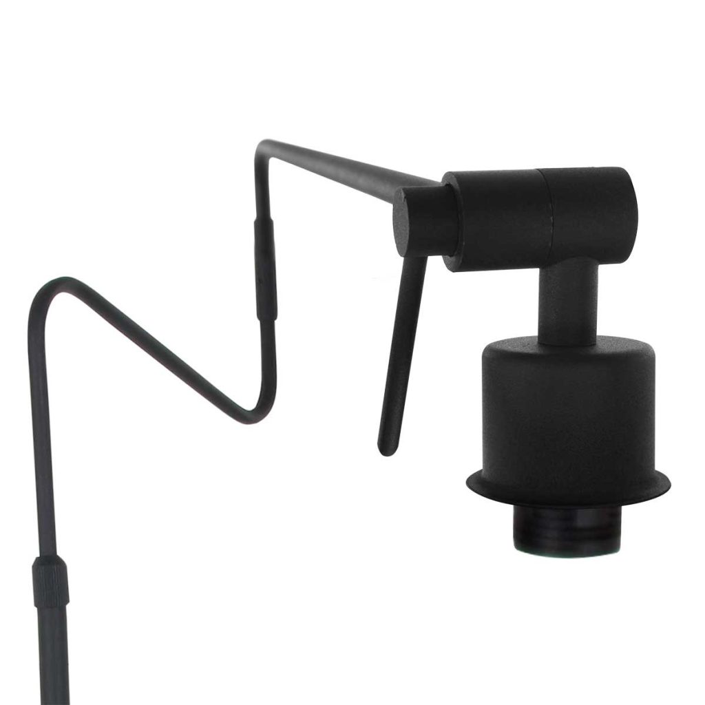 Moderne staande lamp met donkerblauwe kap Steinhauer Linstrom - Afbeelding 4