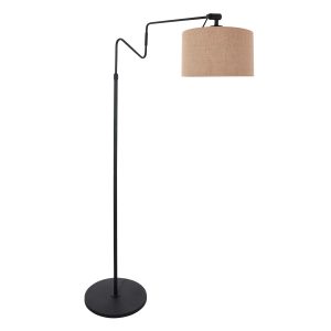 moderne-staande-lamp-met-donkergrijze-kap-vloerlamp-steinhauer-linstrom-bruin-en-zwart-3734zw-1