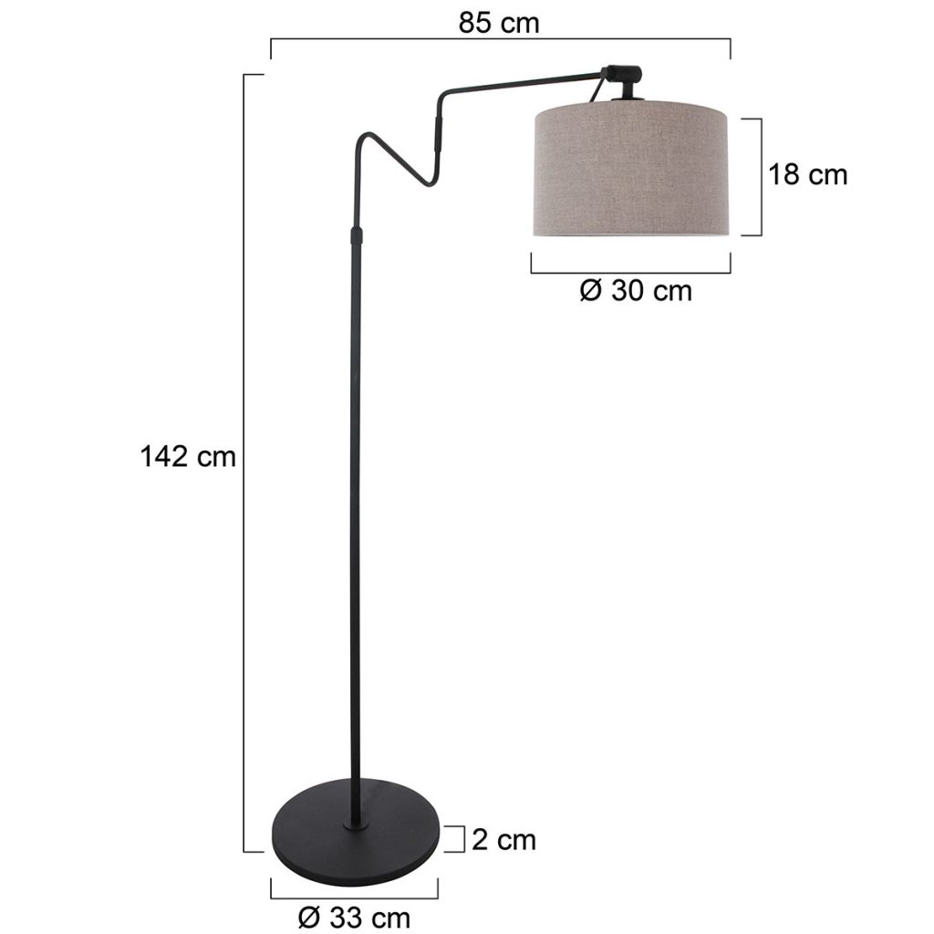 moderne-staande-lamp-met-donkergrijze-kap-vloerlamp-steinhauer-linstrom-bruin-en-zwart-3734zw-5