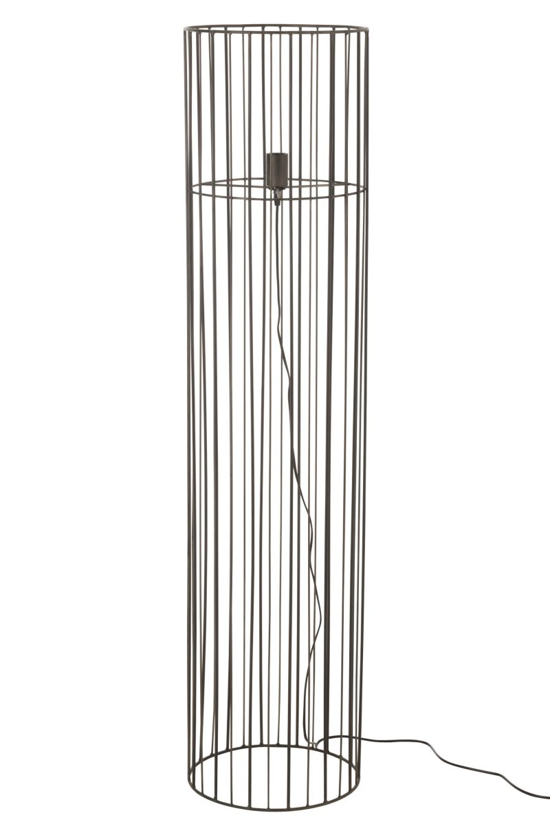 Moderne stalen kokervormige vloerlamp Jolipa Sophie - Afbeelding 3