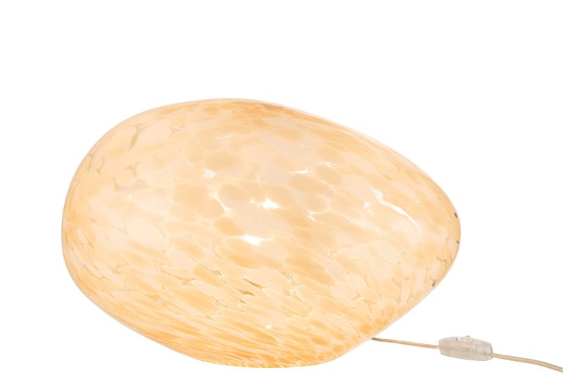 Moderne tafellamp geel met wit Jolipa Melissa - Afbeelding 3