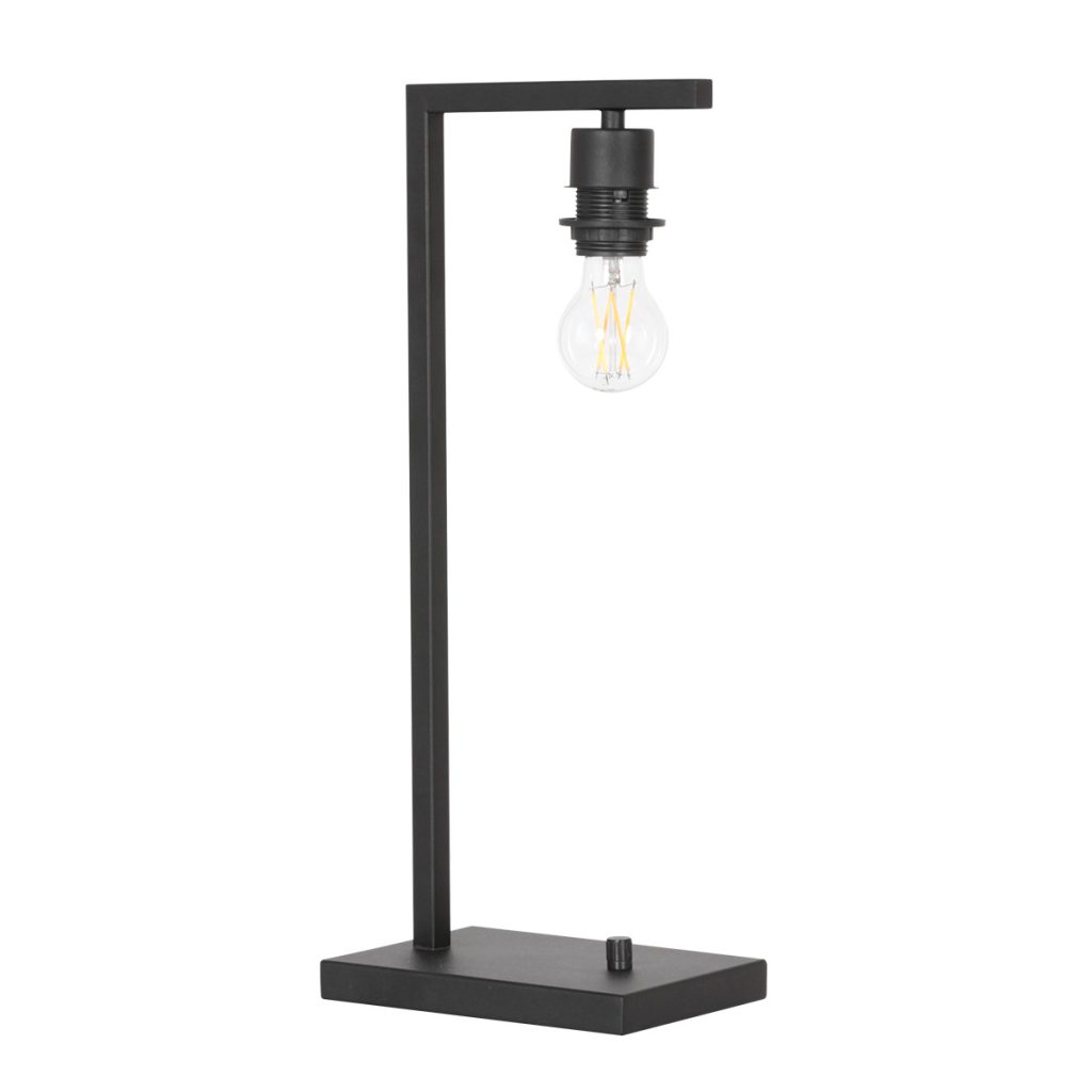 Moderne tafellamp met witte kap Steinhauer Stang - Afbeelding 3