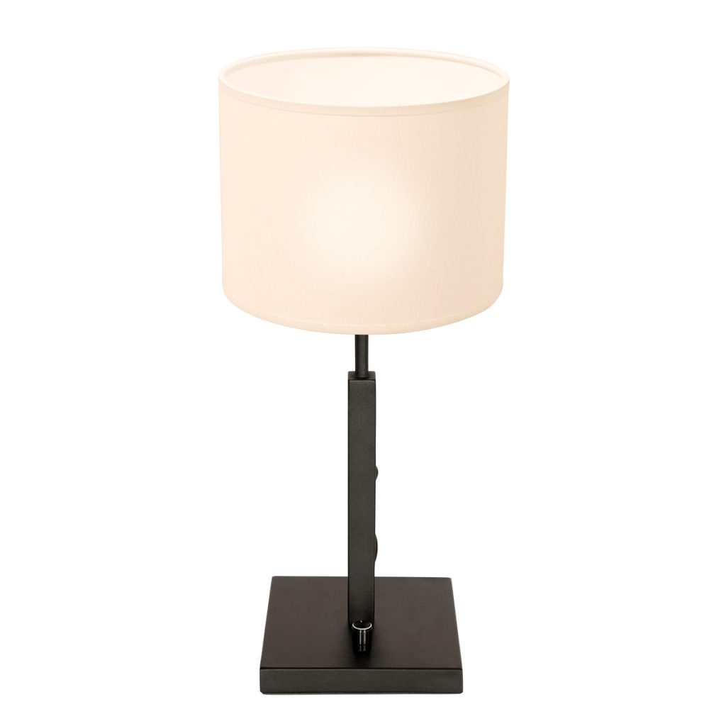 Moderne tafellamp met witte kap Steinhauer Stang - Afbeelding 2