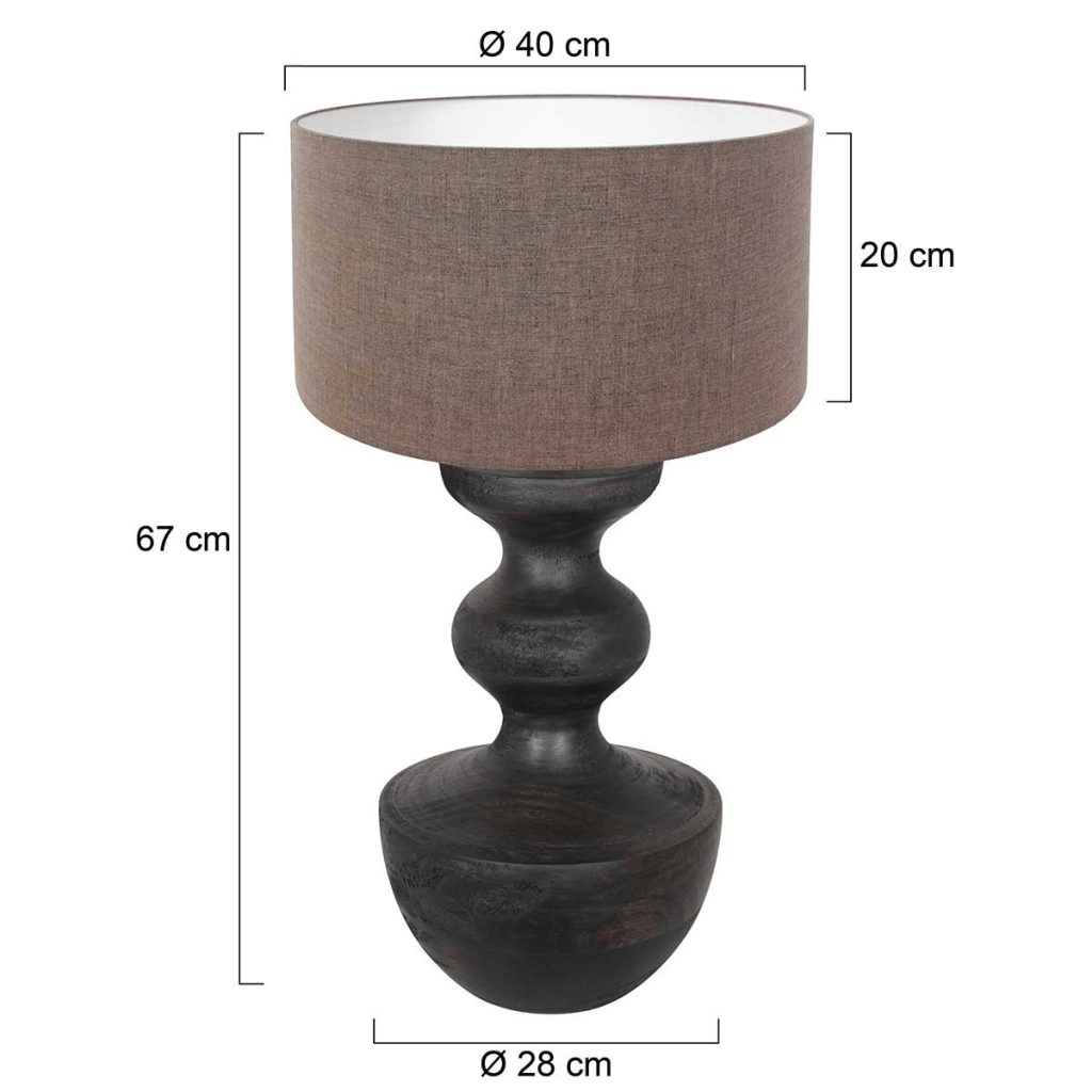 annelighting-tafellamp-lyons-zwart-houtlinnen-ø40cm-e27-3479zw-1