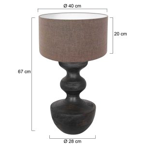 annelighting-tafellamp-lyons-zwart-houtlinnen-ø40cm-e27-3479zw-1