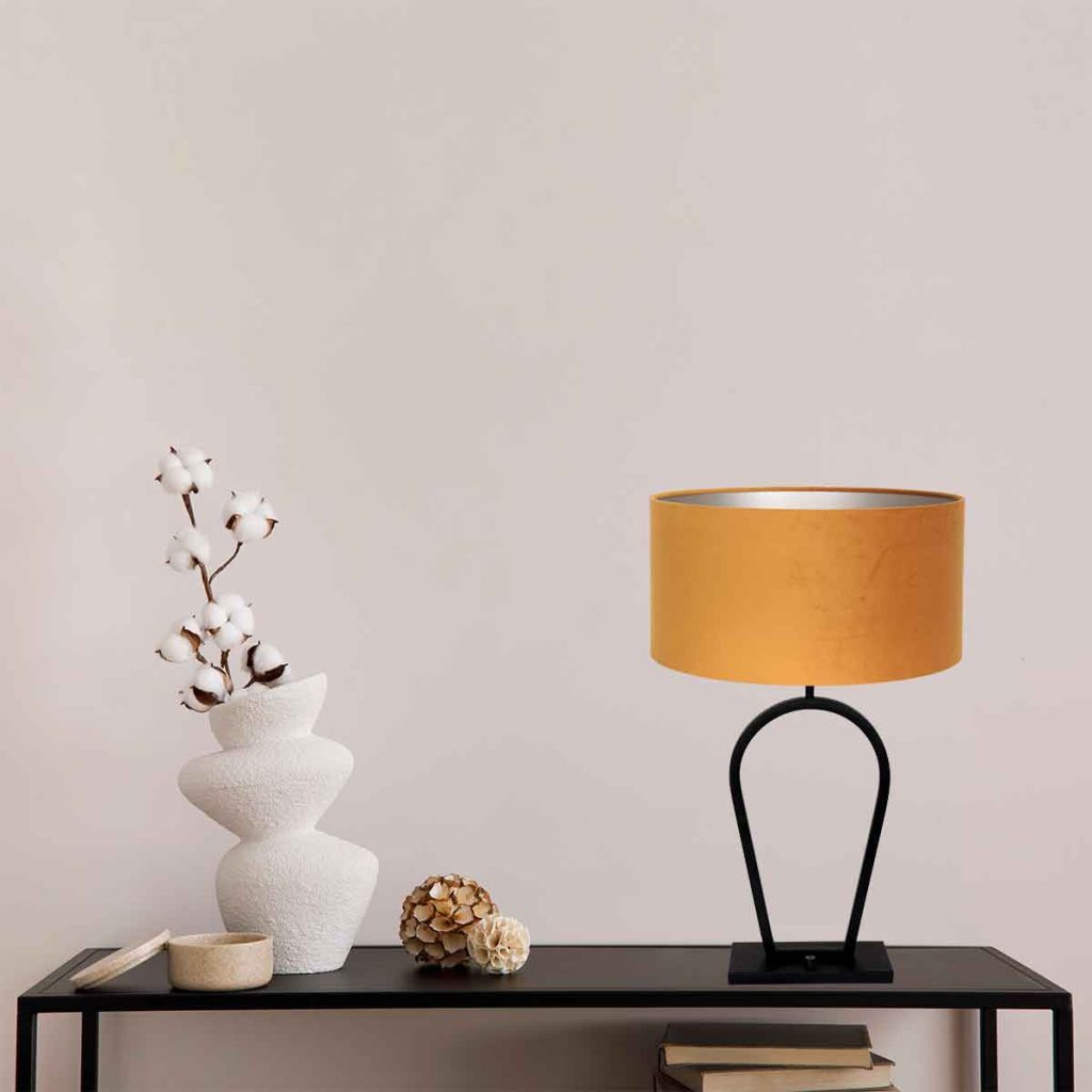 Trendy metalen zwarte tafellamp Steinhauer Stang - Afbeelding 4