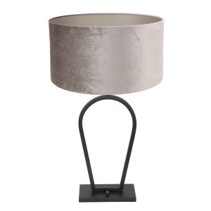 moderne-tafellamp-tafellamp-steinhauer-stang-grijs-en-zwart-3505zw