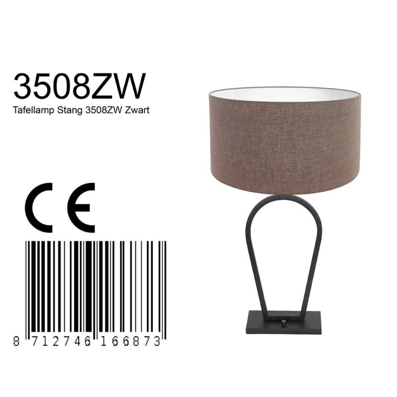 steinhauer-tafellamp-stang-zwart-linnenmetaalstof-ø40cm-e27-3508zw-1
