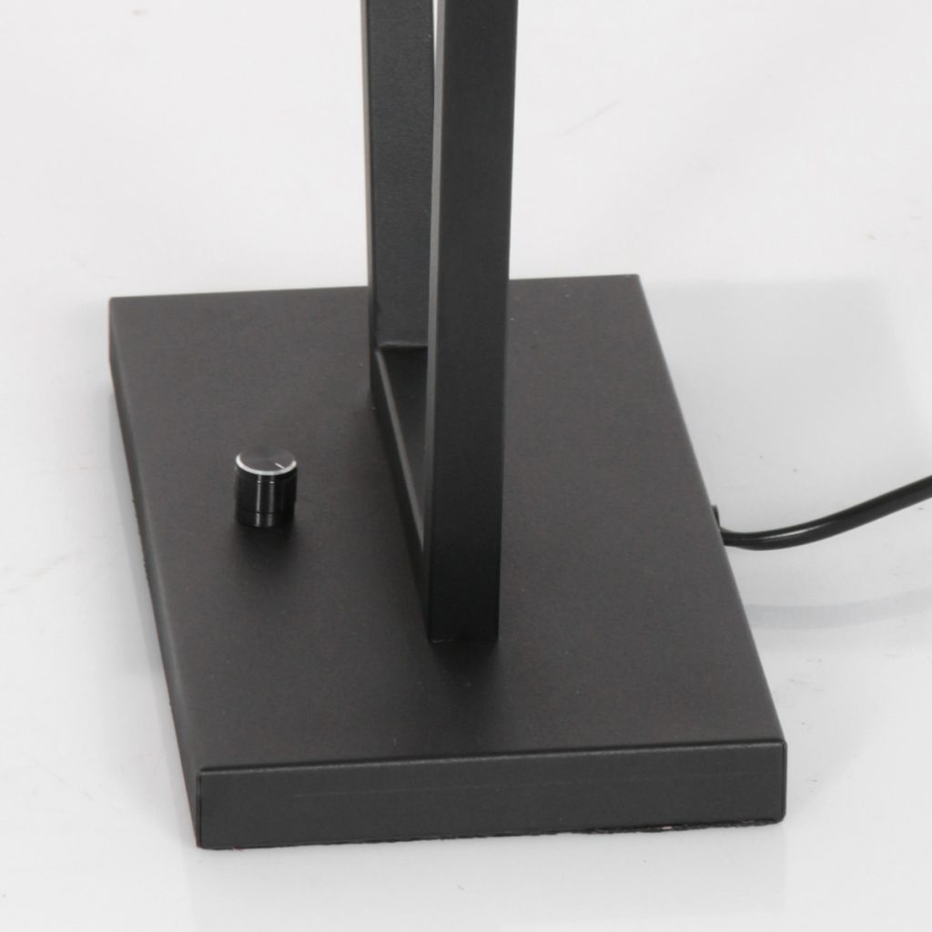 Trendy zwarte metalen tafellamp Steinhauer Stang - Afbeelding 5