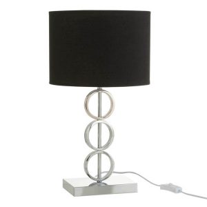 moderne-tafellamp-zwart-met-zilver-jolipa-dna-37843