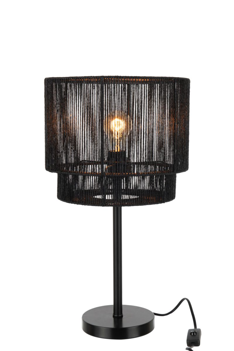 moderne-tafellamp-zwart-touw-jolipa-paul-20974-2