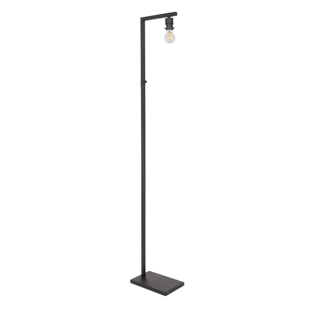 Moderne vloerlamp met zwarte kap Steinhauer Stang - Afbeelding 8