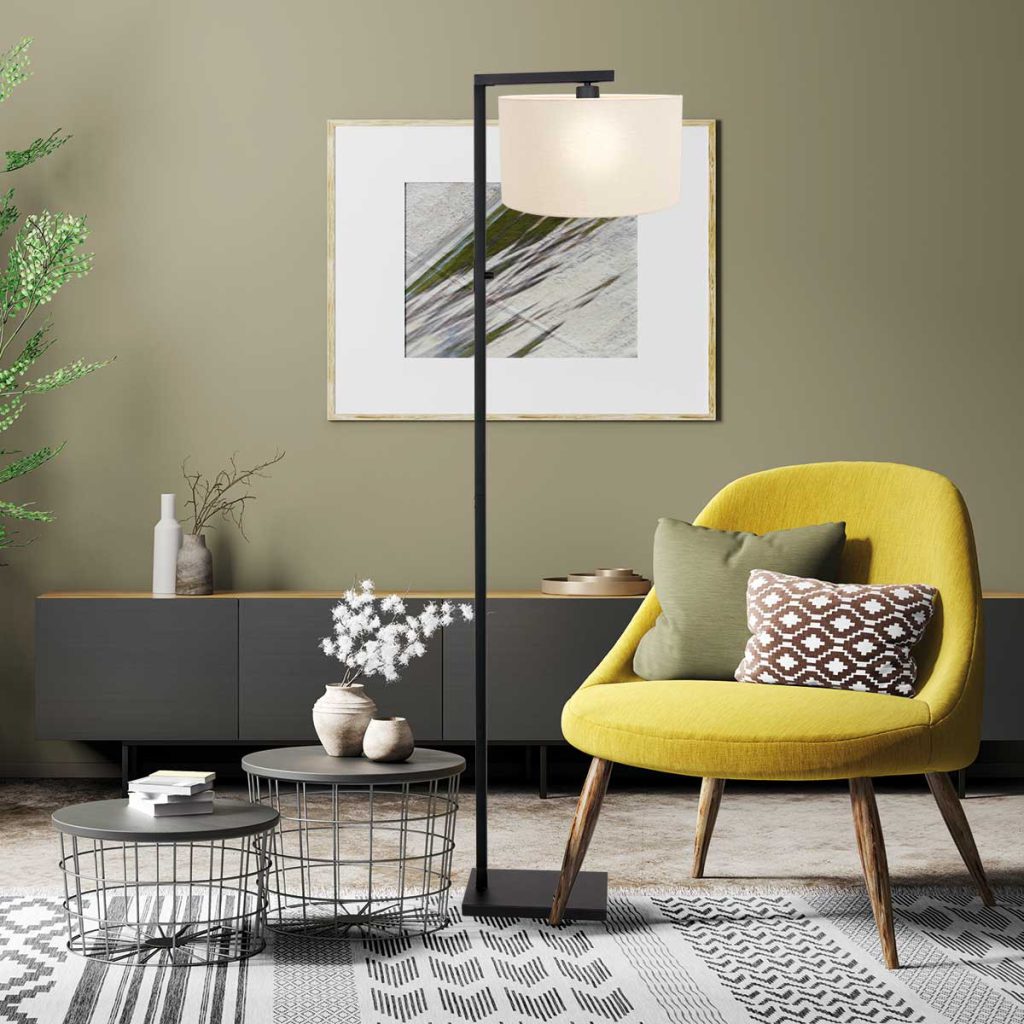 Moderne vloerlamp zonder kap Steinhauer Stang - Afbeelding 3