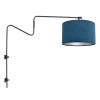 moderne-wandlamp-met-blauw-kap-wandlamp-steinhauer-linstrom-blauw-en-zwart-3727zw