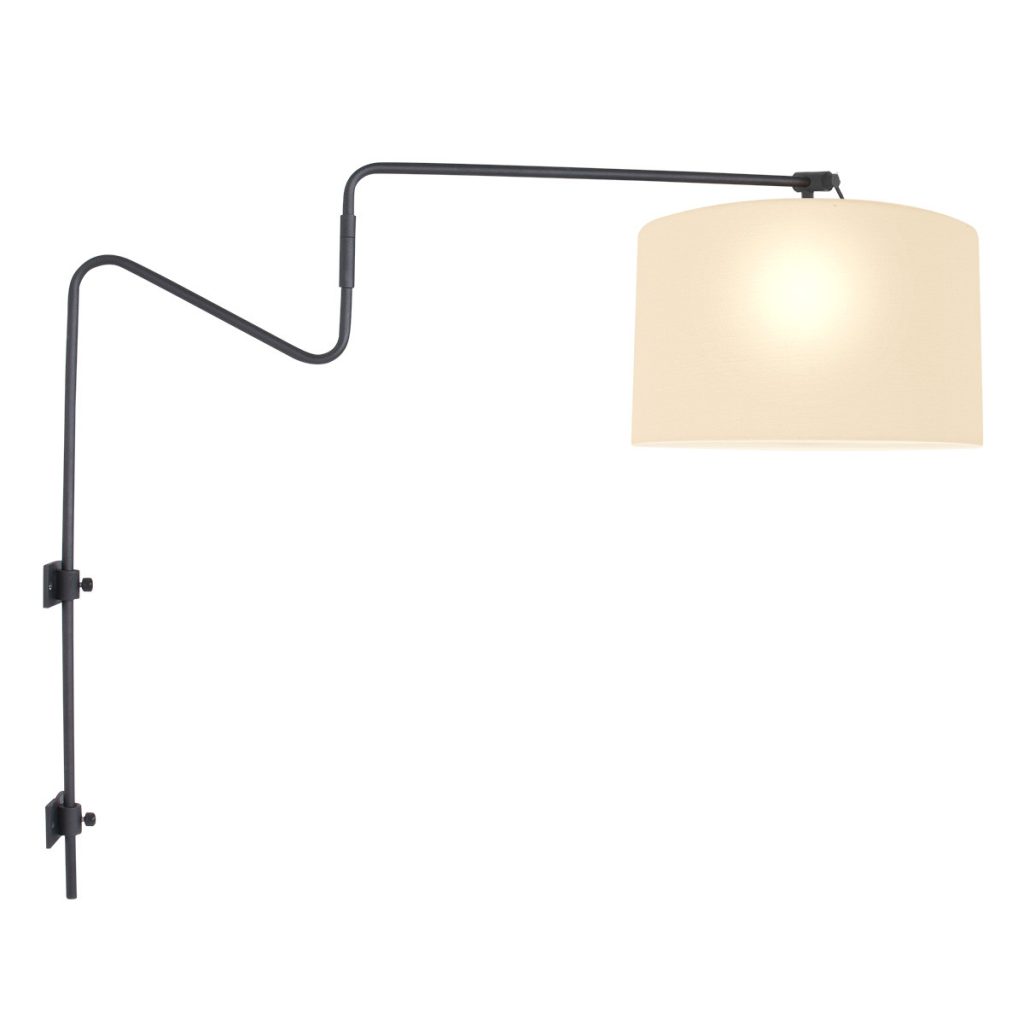 moderne-wandlamp-met-witte-kap-wandlamp-steinhauer-linstrom-wit-en-zwart-3724zw-1