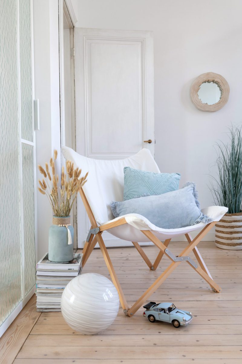 Moderne wit met beige tafellamp Jolipa Dany - Afbeelding 3