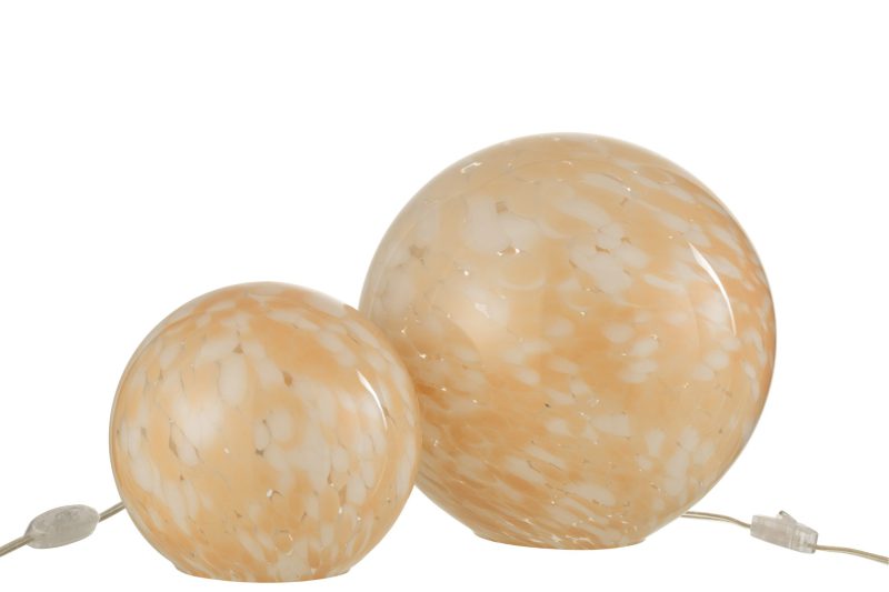 Moderne wit met gele ronde tafellamp Jolipa Melissa - Afbeelding 6