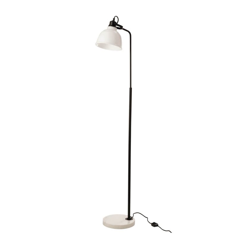 Moderne wit met zwarte vloerlamp Jolipa Magali - Afbeelding 2