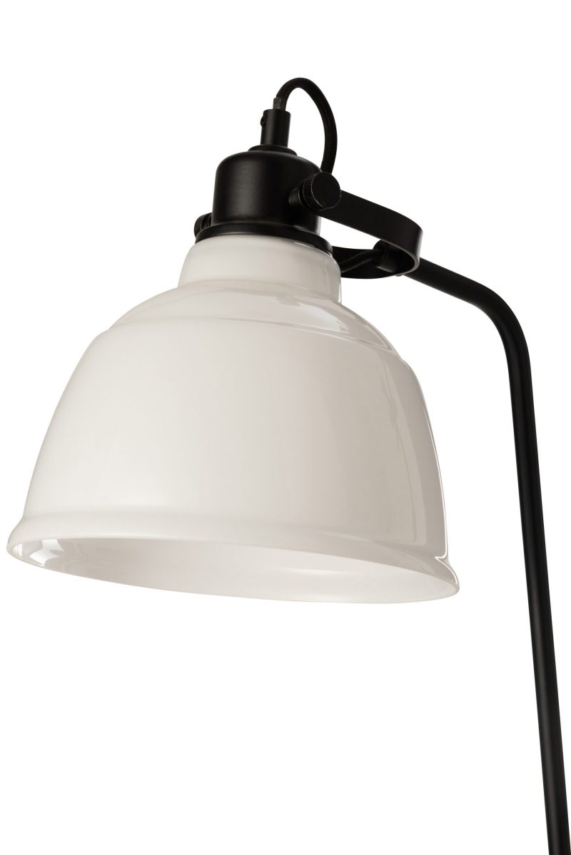 Moderne wit met zwarte vloerlamp Jolipa Magali - Afbeelding 5