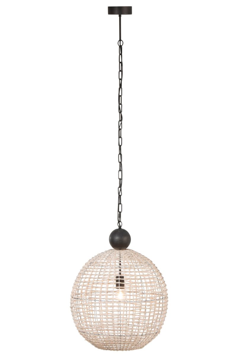 Moderne witte hanglamp bolvormig Jolipa Jett - Afbeelding 3