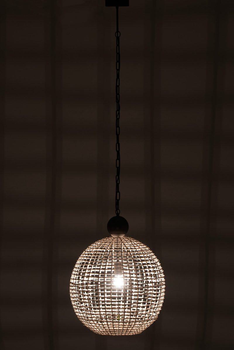 Moderne witte hanglamp bolvormig Jolipa Jett - Afbeelding 4