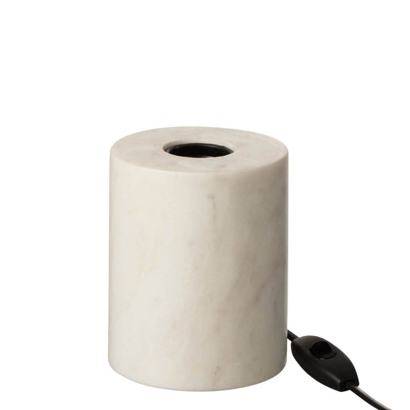 Moderne witte natuurstenen tafellamp Jolipa Cali - Afbeelding 2