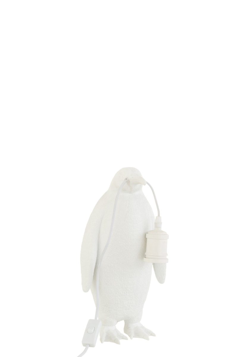 Moderne witte pinguïn tafellamp Jolipa Penguin poly - Afbeelding 6