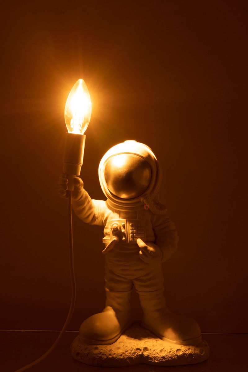 Moderne witte tafellamp astronaut Jolipa Astronaut poly - Afbeelding 5