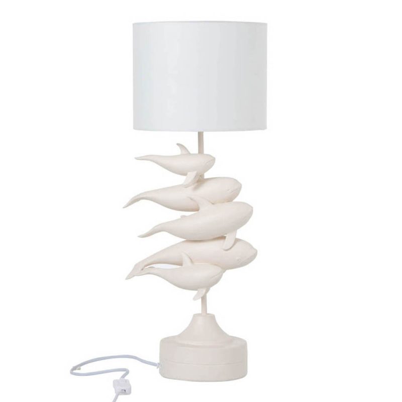moderne-witte-tafellamp-dolfijnen-jolipa-dolphins-90500