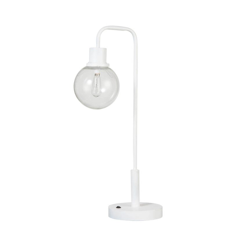 Moderne witte tafellamp glazen bol Jolipa Lou - Afbeelding 2