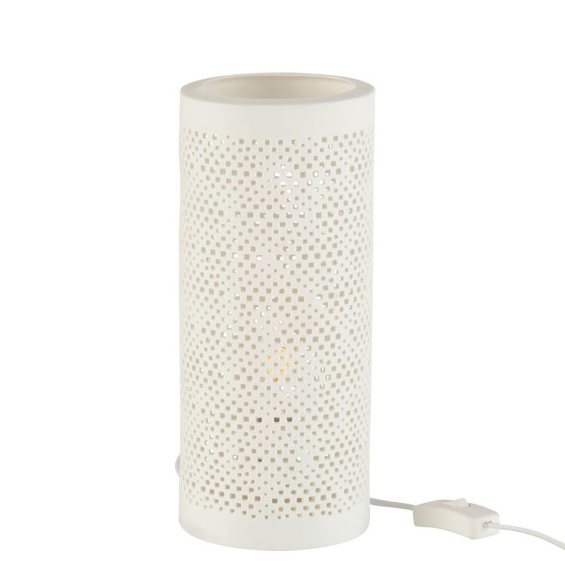Moderne witte tafellamp koker Jolipa Sylo-1 - Afbeelding 2