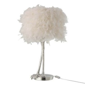 moderne-witte-tafellamp-met-veren-jolipa-paws-poly-6460