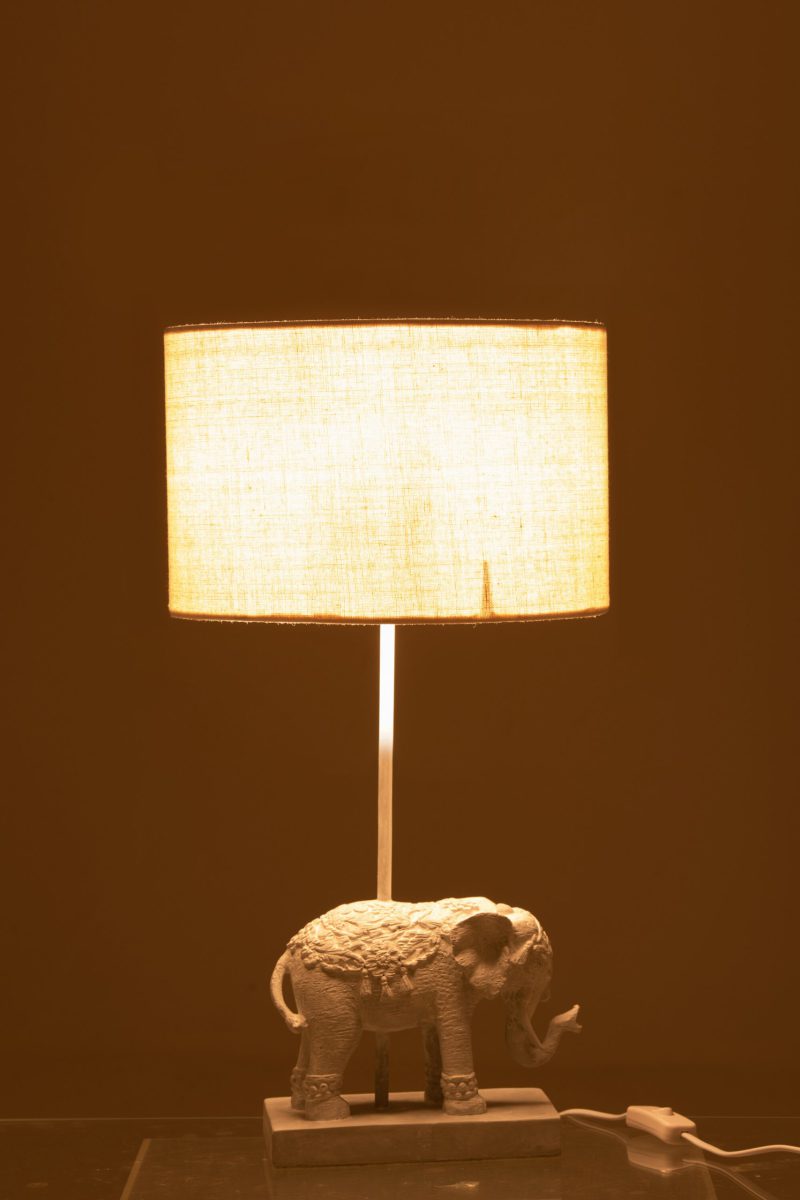 jolipa-tafellamp-elephantpoly-wit-porselein-dierenlamp-e27-2114-1