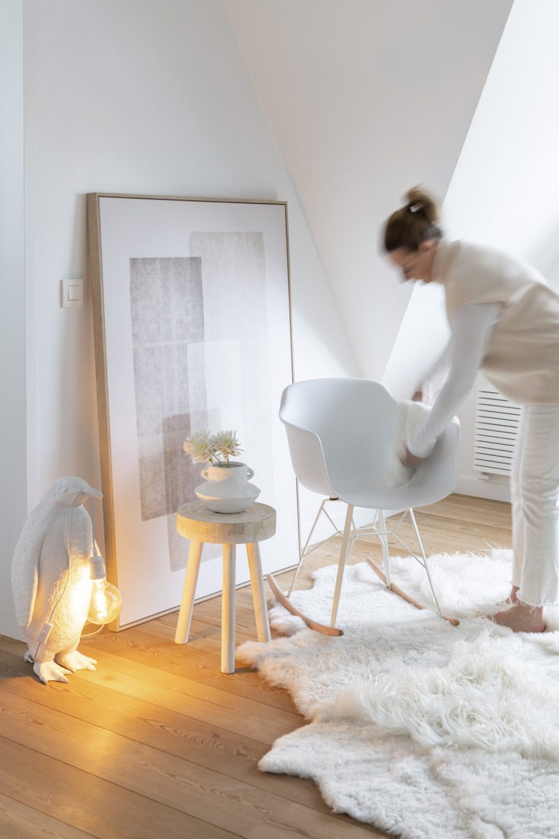 Moderne witte tafellamp pinguïn Jolipa Penguin poly - Afbeelding 3