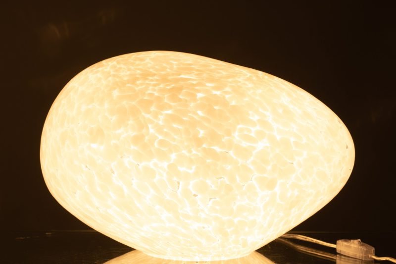 Moderne witte tafellamp steenvorm Jolipa Dany - Afbeelding 4