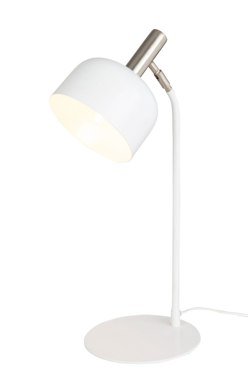 Moderne witte tafellamp stelbaar Jolipa Tilt - Afbeelding 3