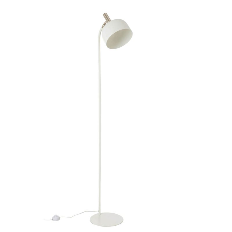 Moderne witte vloerlamp bolvormige kap Jolipa Tilt - Afbeelding 2