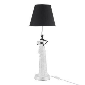 moderne-zilver-met-zwarte-tafellamp-jolipa-african-woman-boho-86435