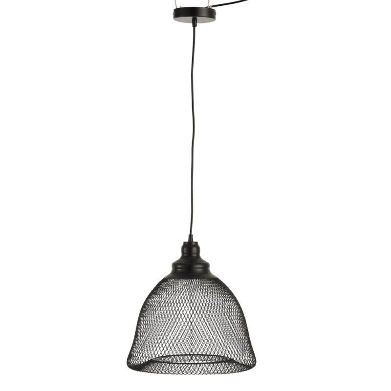 Moderne zwart metalen hanglamp Jolipa Jake - Afbeelding 2
