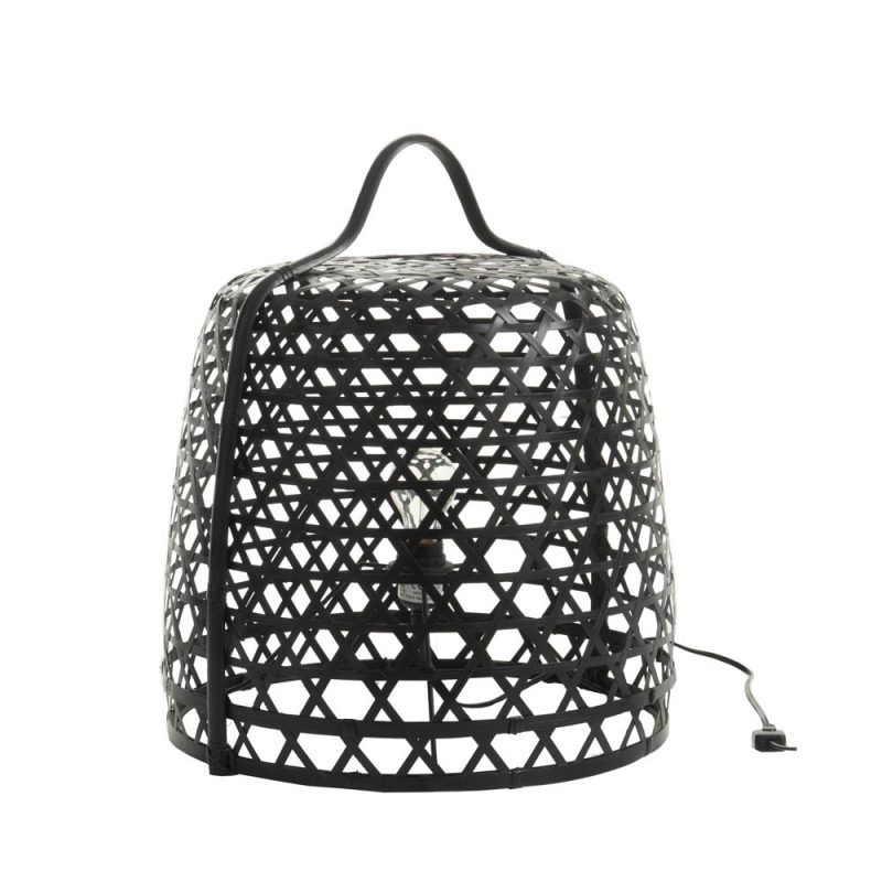 Moderne zwart metalen tafellamp Jolipa Fred - Afbeelding 2
