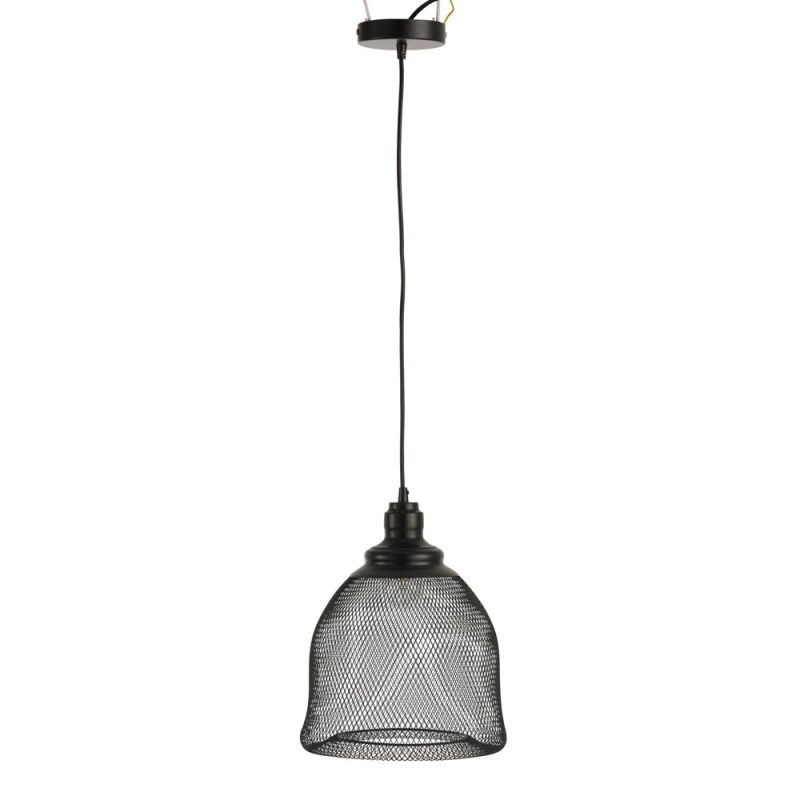 Moderne zwarte fijnmazige hanglamp Jolipa Jake - Afbeelding 2