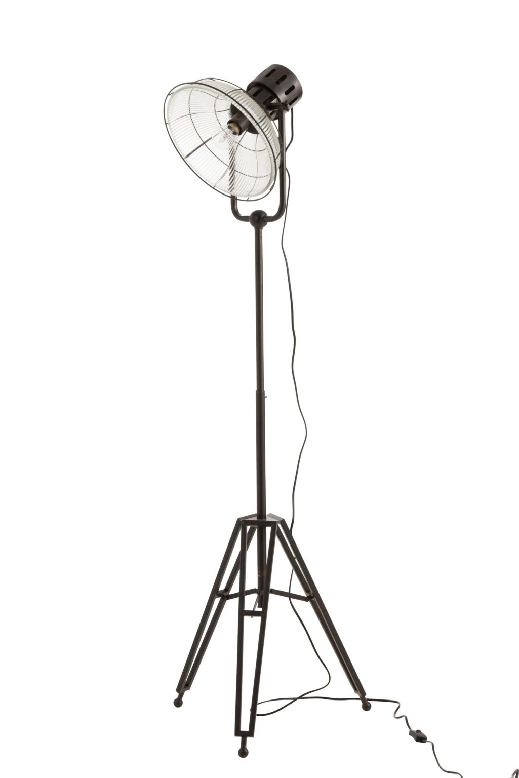 Moderne zwarte filmsetlamp vloerlamp Jolipa Rex - Afbeelding 2