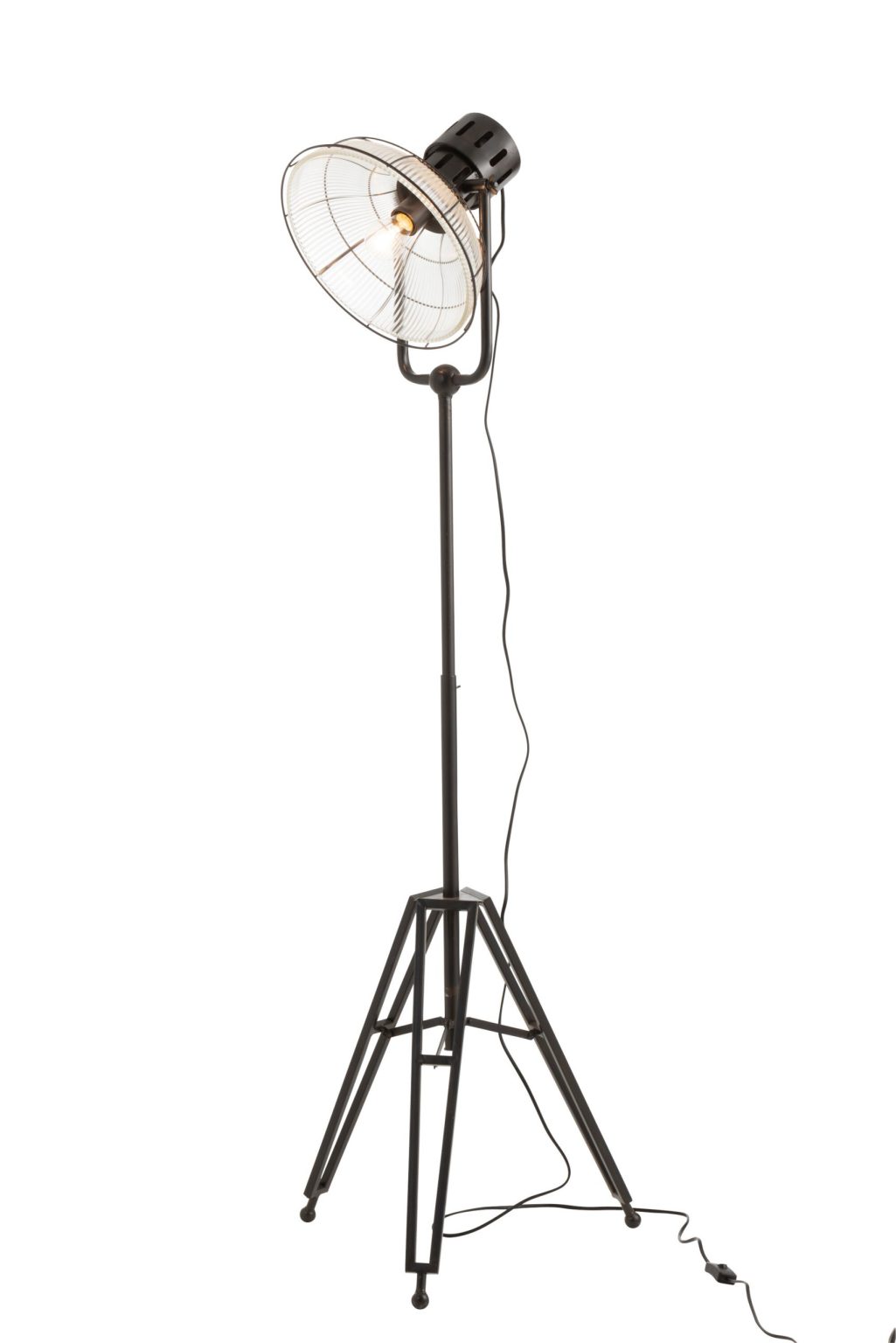 Moderne zwarte filmsetlamp vloerlamp Jolipa Rex - Afbeelding 3