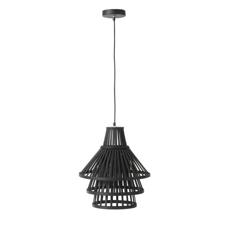 Moderne zwarte gelaagde hanglamp Jolipa Sky - Afbeelding 2