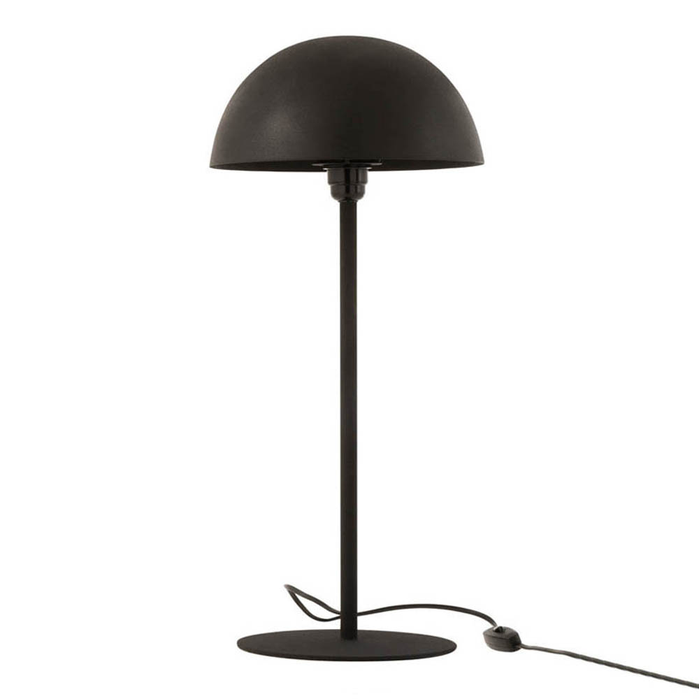 moderne-zwarte-tafellamp-bolvormige-kap-jolipa-mushroom-17242