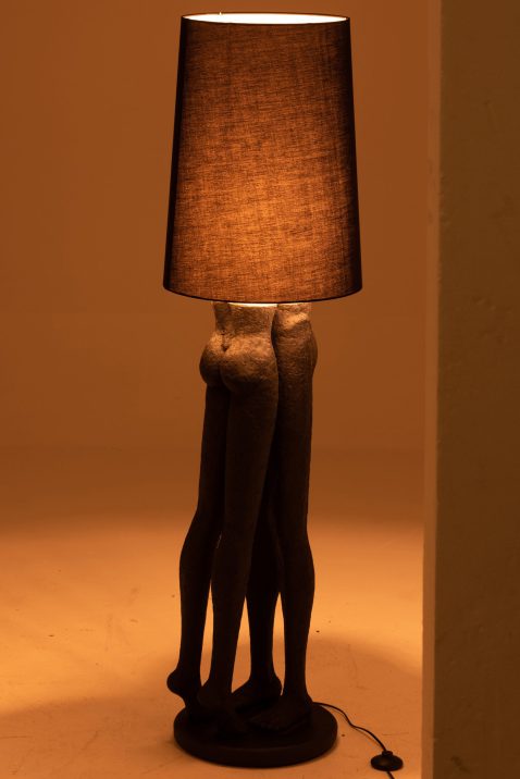 jolipa-tafellamp-couple-zwart-polyester-designlamp-e27-16010-1